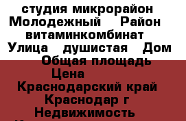 студия микрорайон “Молодежный“ › Район ­ витаминкомбинат › Улица ­ душистая › Дом ­ 56 › Общая площадь ­ 24 › Цена ­ 739 000 - Краснодарский край, Краснодар г. Недвижимость » Квартиры продажа   . Краснодарский край,Краснодар г.